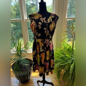 Black Floral Dress